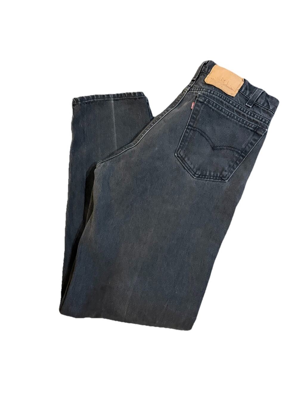 Levi's 550 Men's Jeans Vintage, Black, Relaxed Tapered Leg Size 32/34